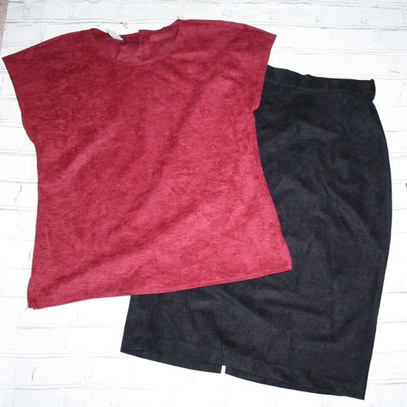 🖤 LORI OF CALIFORNIA BLOUSE + SKIRT SET 🖤 - Picture 1 of 6